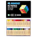 Buncho 48 Colour Oil Pastels
